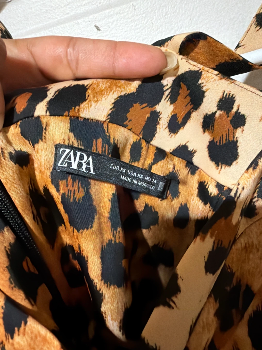 ZARA Leopard Print Mini Dress - photo 3