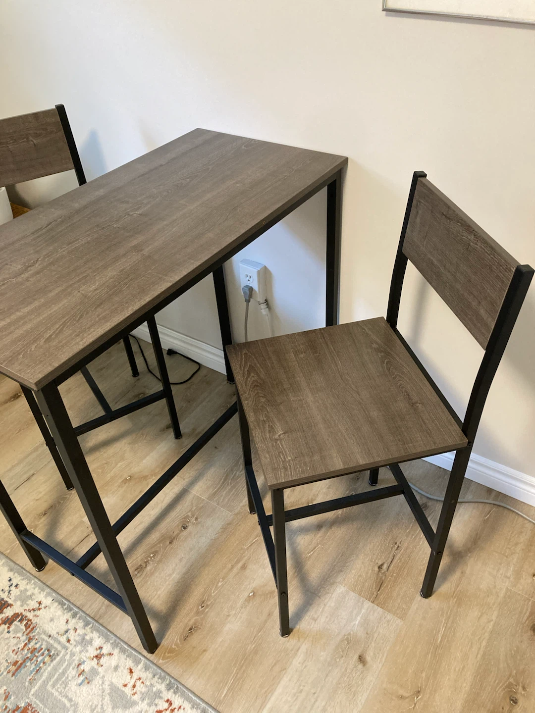 2-Piece Counter Height Table and Chairs Set - photo 2