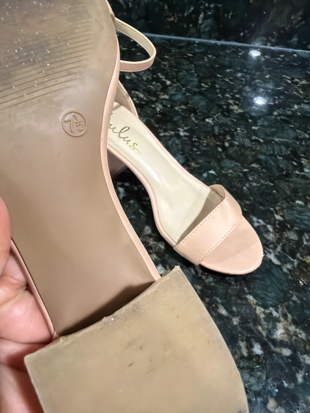 Lulus Harper Block Heels Size 7.5 - photo 3