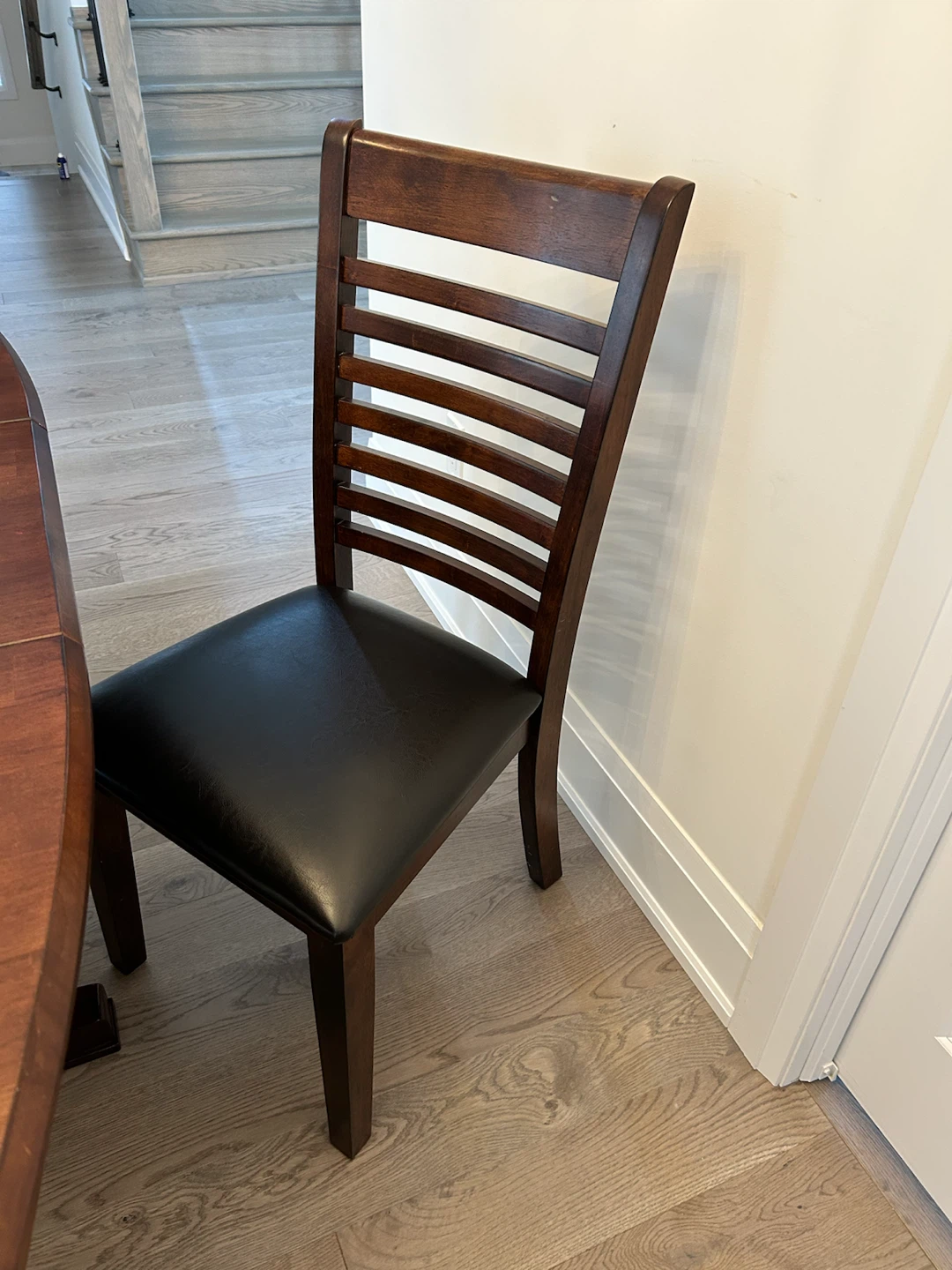 Wooden Dining Table with 4 Chairs - photo 3