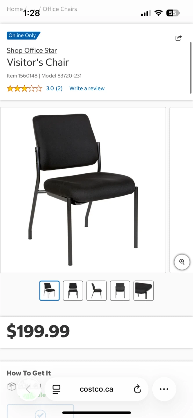 Brand-new Pro Liner II Visitor's Chair for Businesses - photo 3