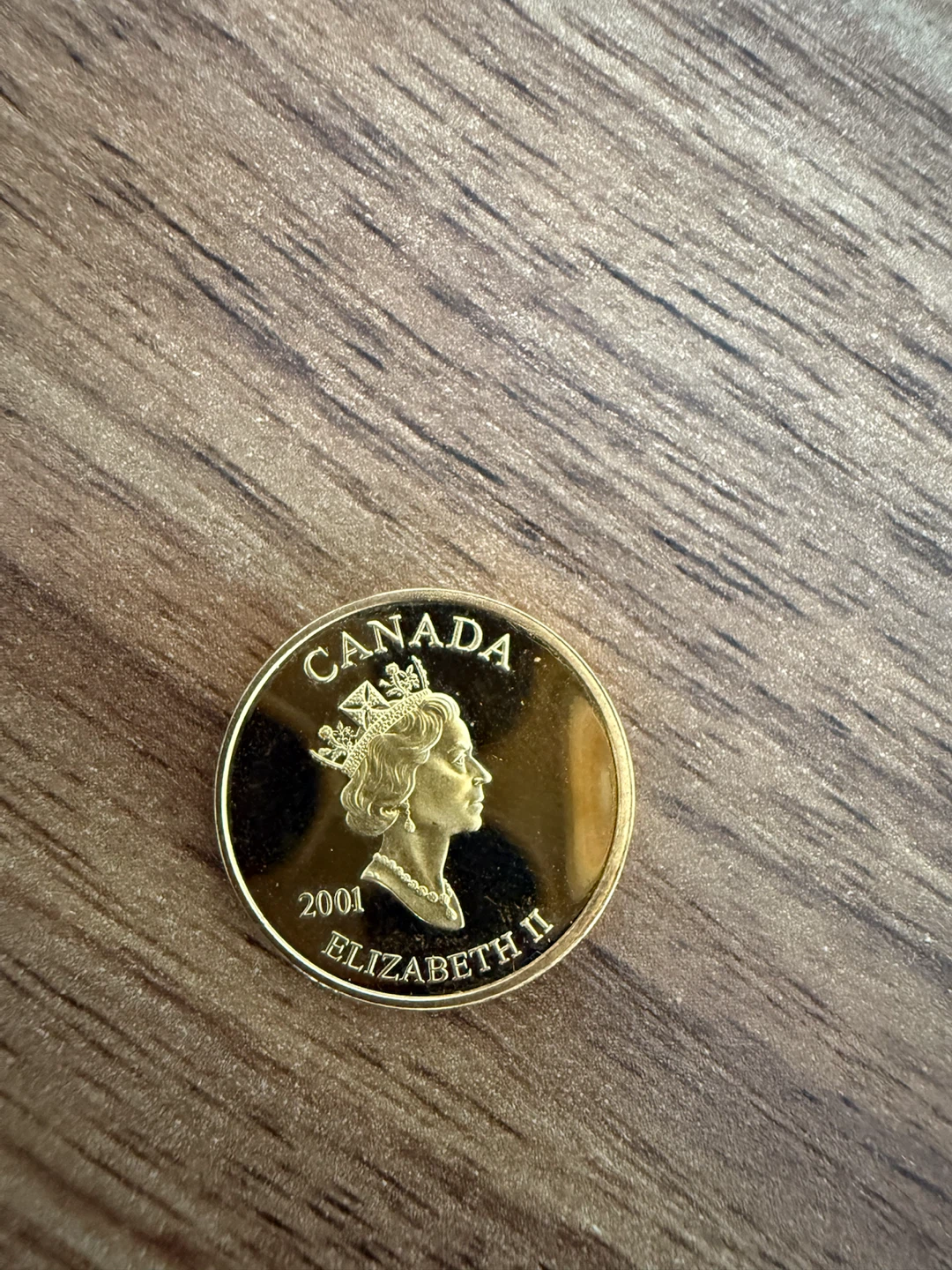 Canada 3-Cents BEAVER Gold-plated Silver Coin