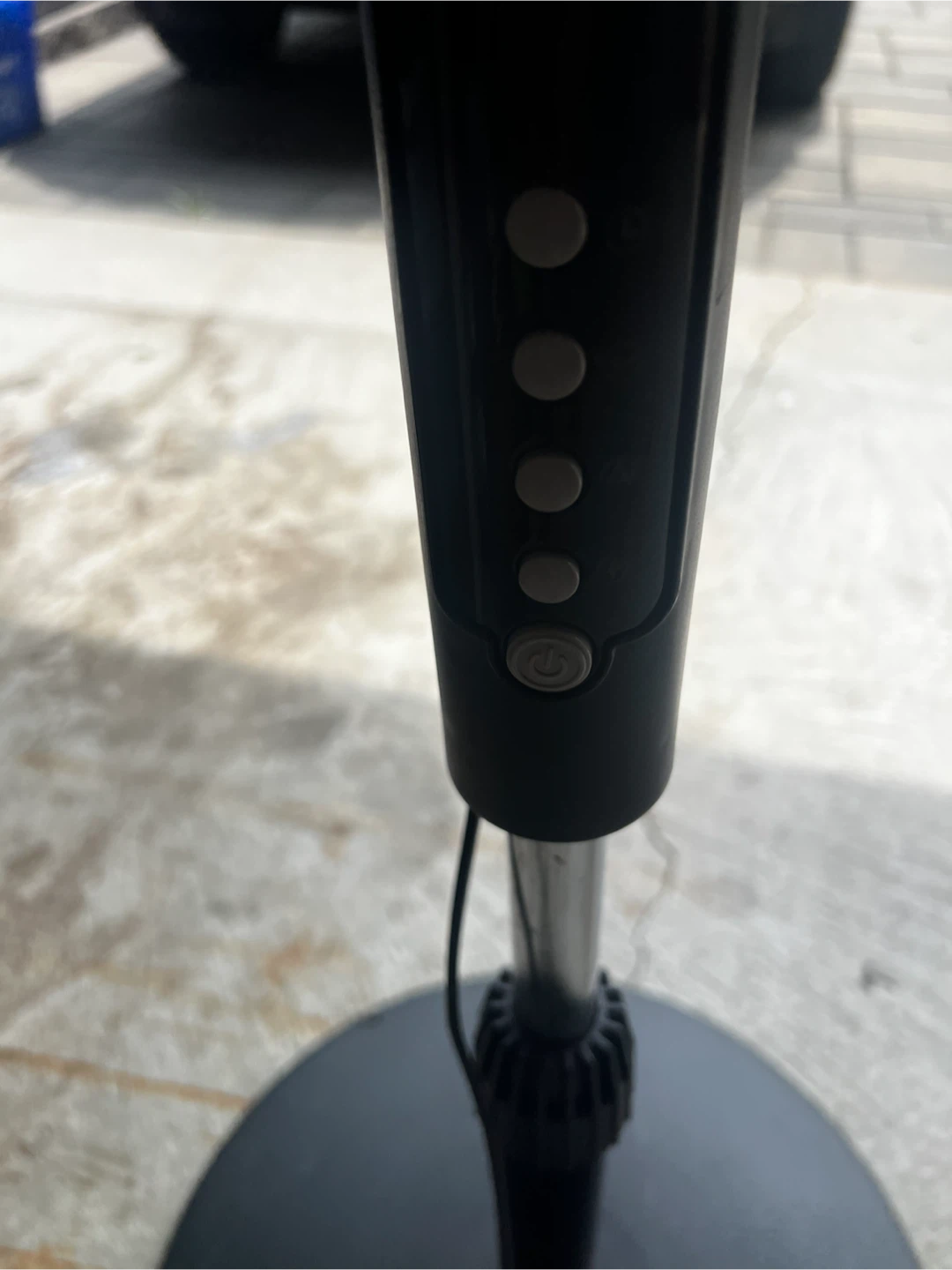 Black Pedestal Fan - photo 3