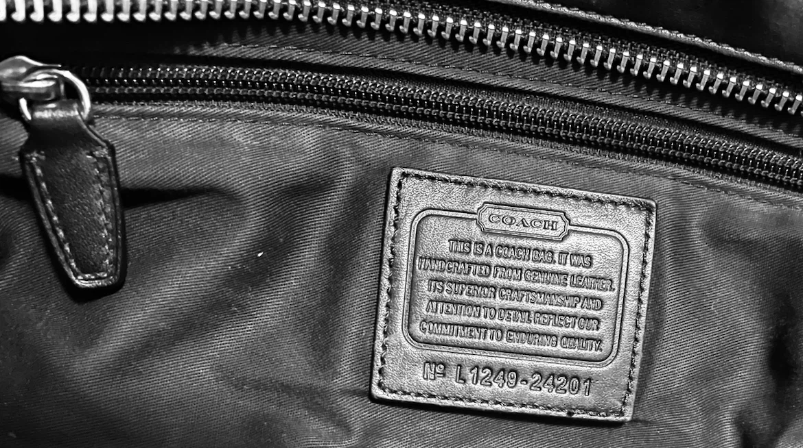 Coach black leather purse - photo 3