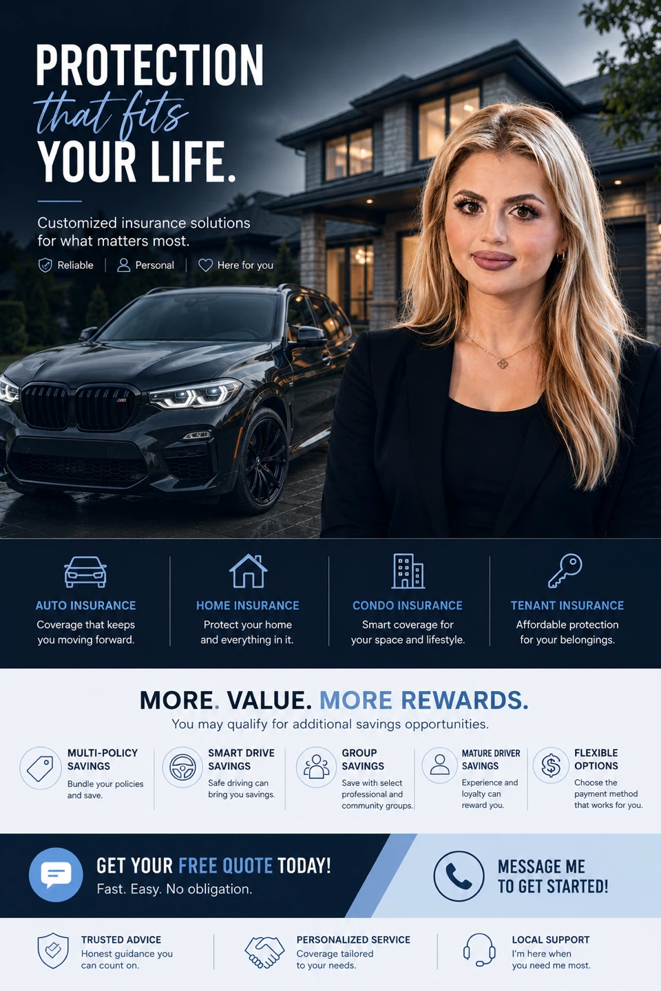 Auto & property insurance!