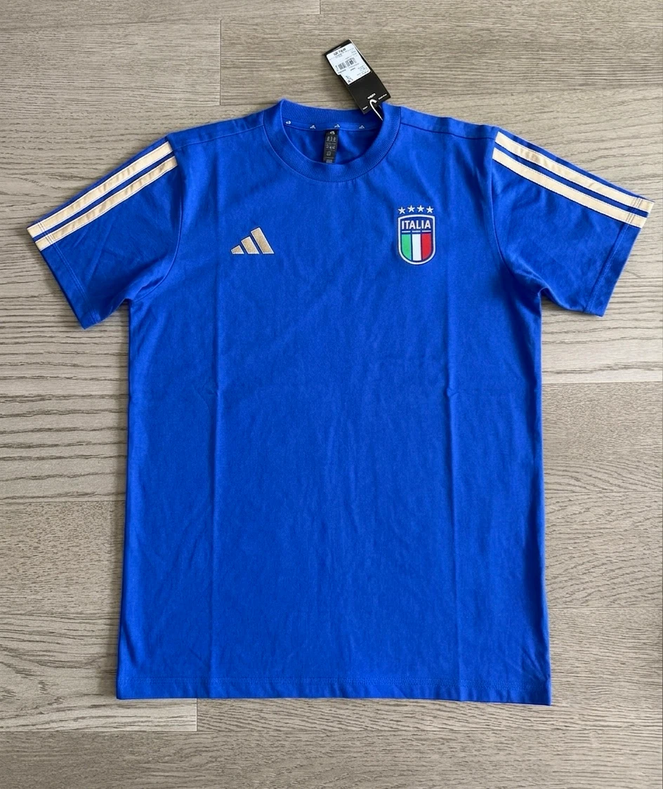 NEW Adidas Italy National Football Team T-Shirt – Kids XL