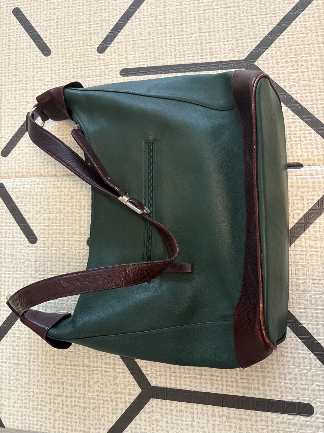 Green Leather Shoulder Bag