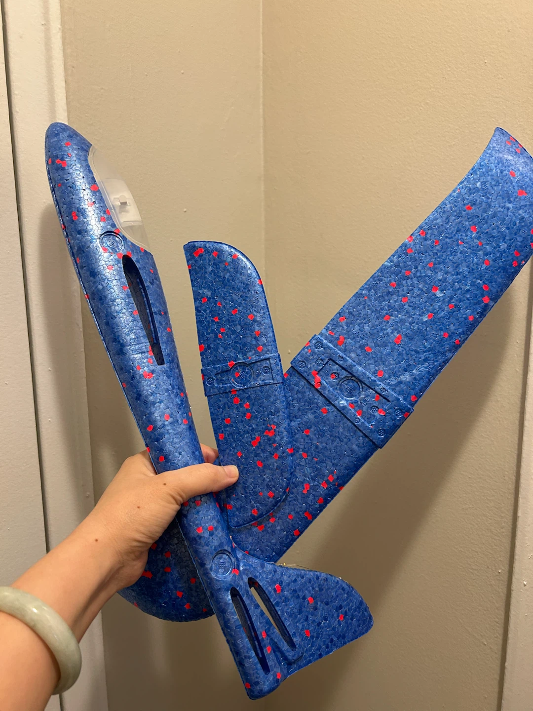 Brand New LED Light-Up Foam Glider Plane Toy (Blue) - photo 2