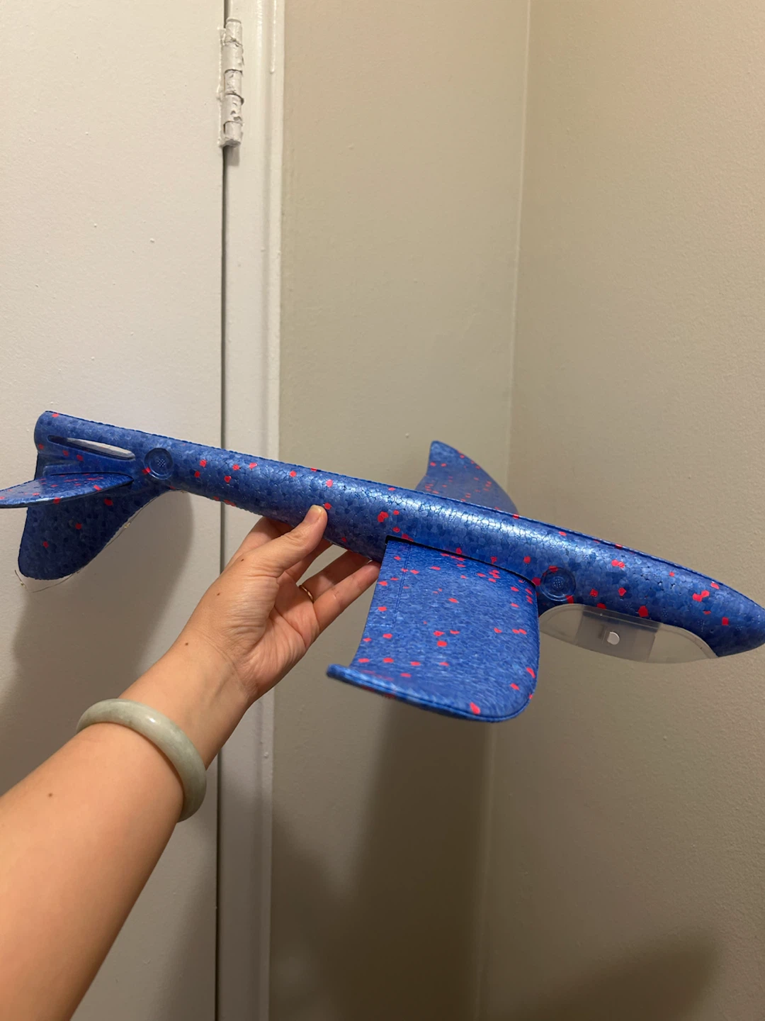 Brand New LED Light-Up Foam Glider Plane Toy (Blue) - photo 3