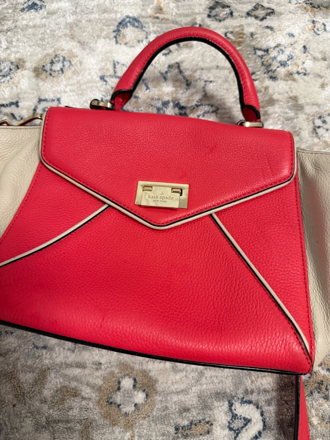 Kate Spade Colourblock Leather Satchel Bag