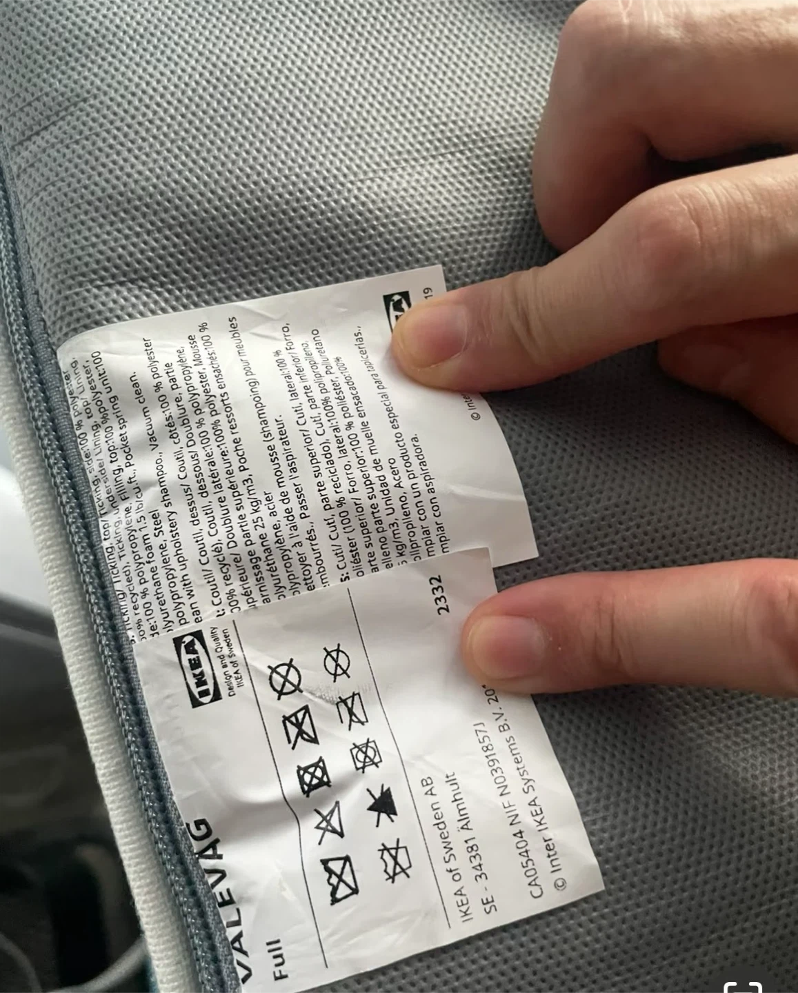 IKEA VALEVÅG Hybrid full Mattress - photo 2