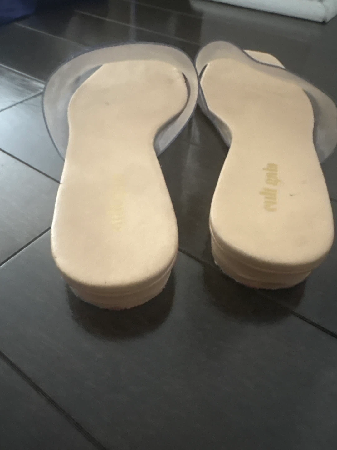 Cult Gaia Clear Slide Sandals Size 38 - photo 2