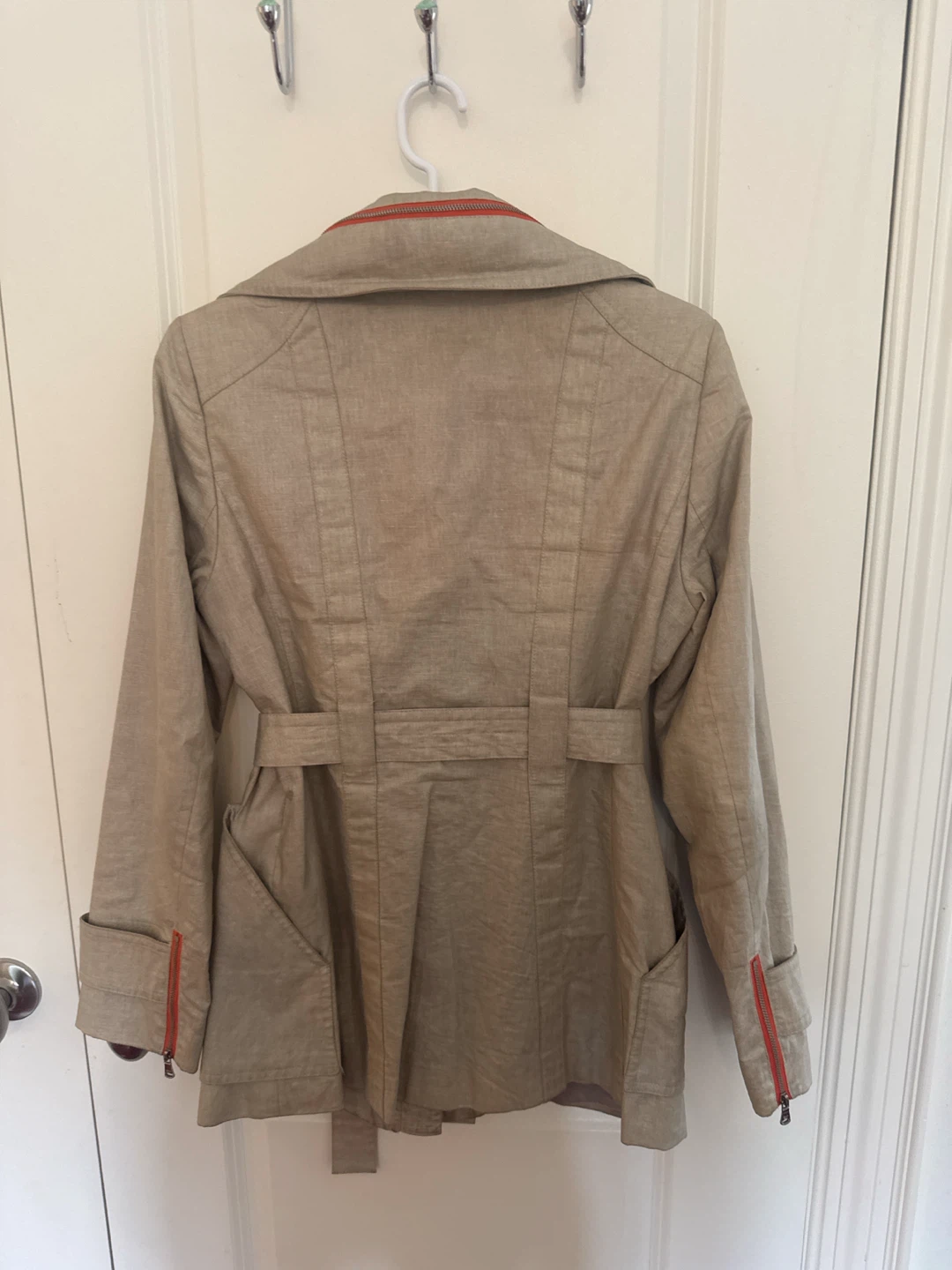 Calvin Klein Beige Jacket with Orange Accents - photo 3