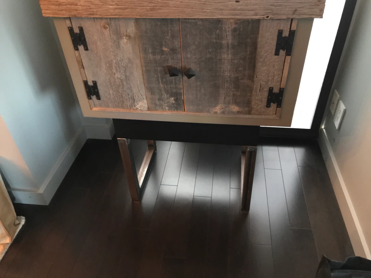 Rustic Wood Cabinet
