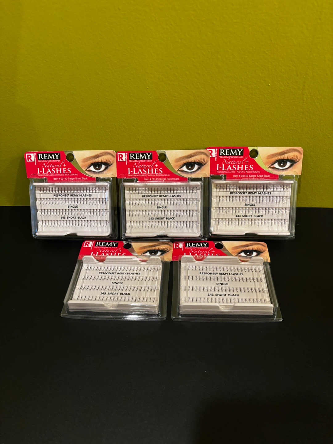 5 Response Remy Natural+ I-Lashes - 143 Short Black
