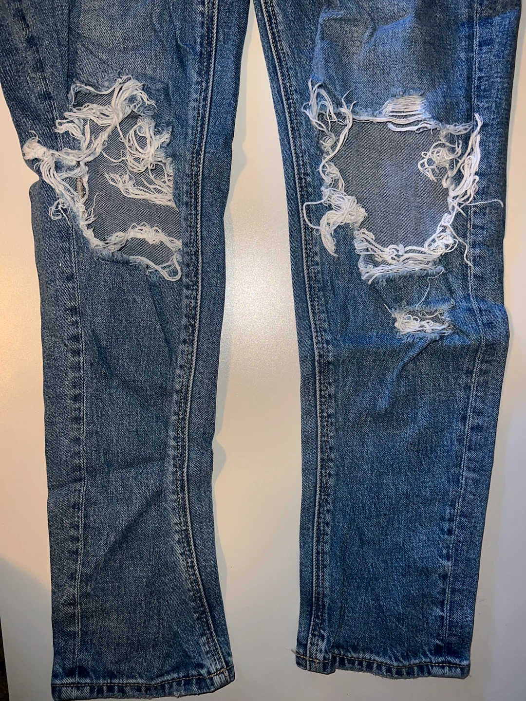 2 Pairs American eagle ripped jeans size 0 (24”) - photo 4