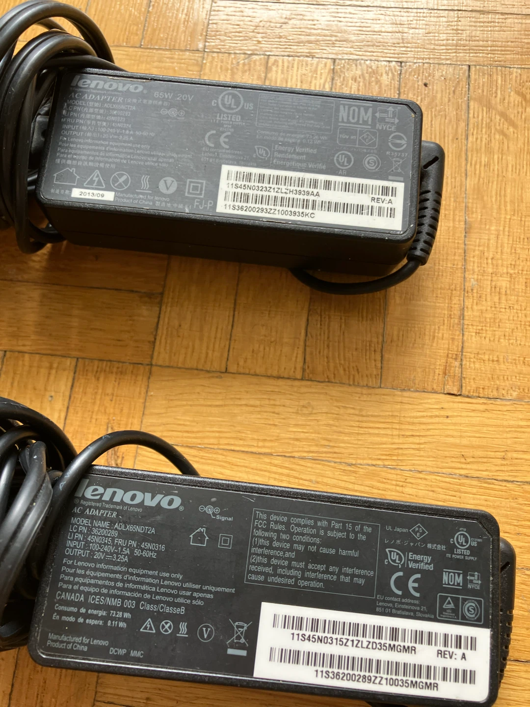 Lenovo and Lite-On AC Adapters-price of each - photo 3