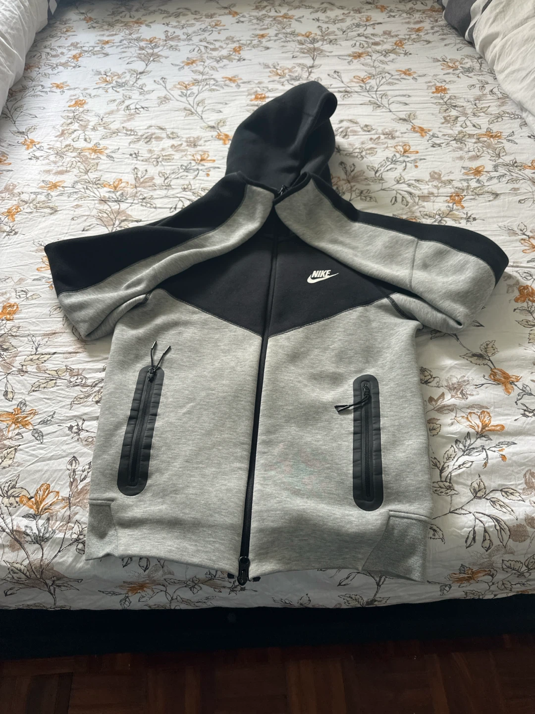 Nike Tech grey, and black