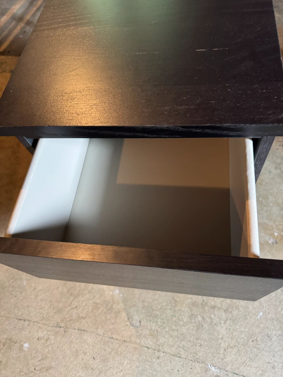 Black 2-Drawer Filing Cabinet - photo 3