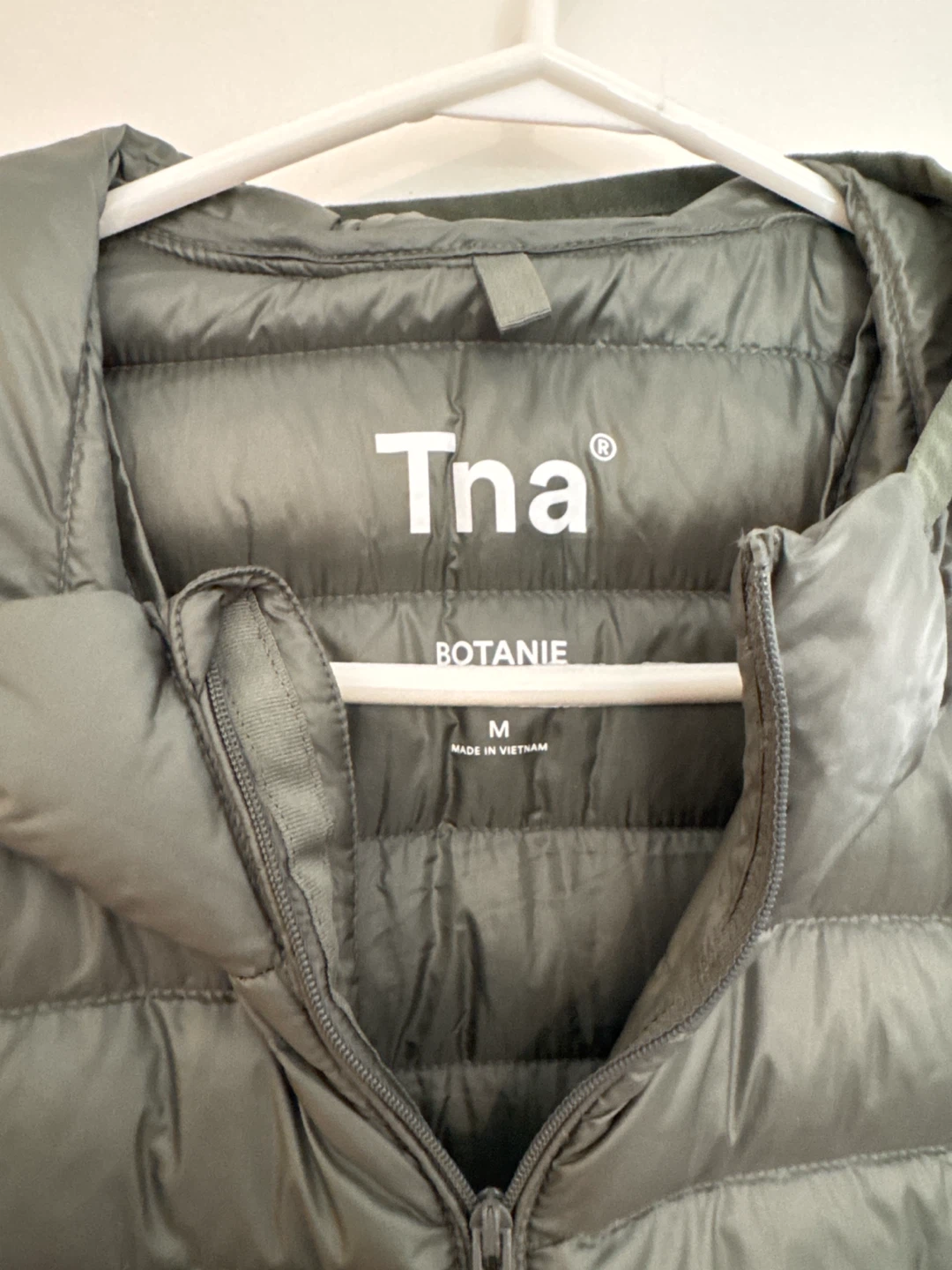 TNA Botanie Puffer Jacket Green Size M - photo 3