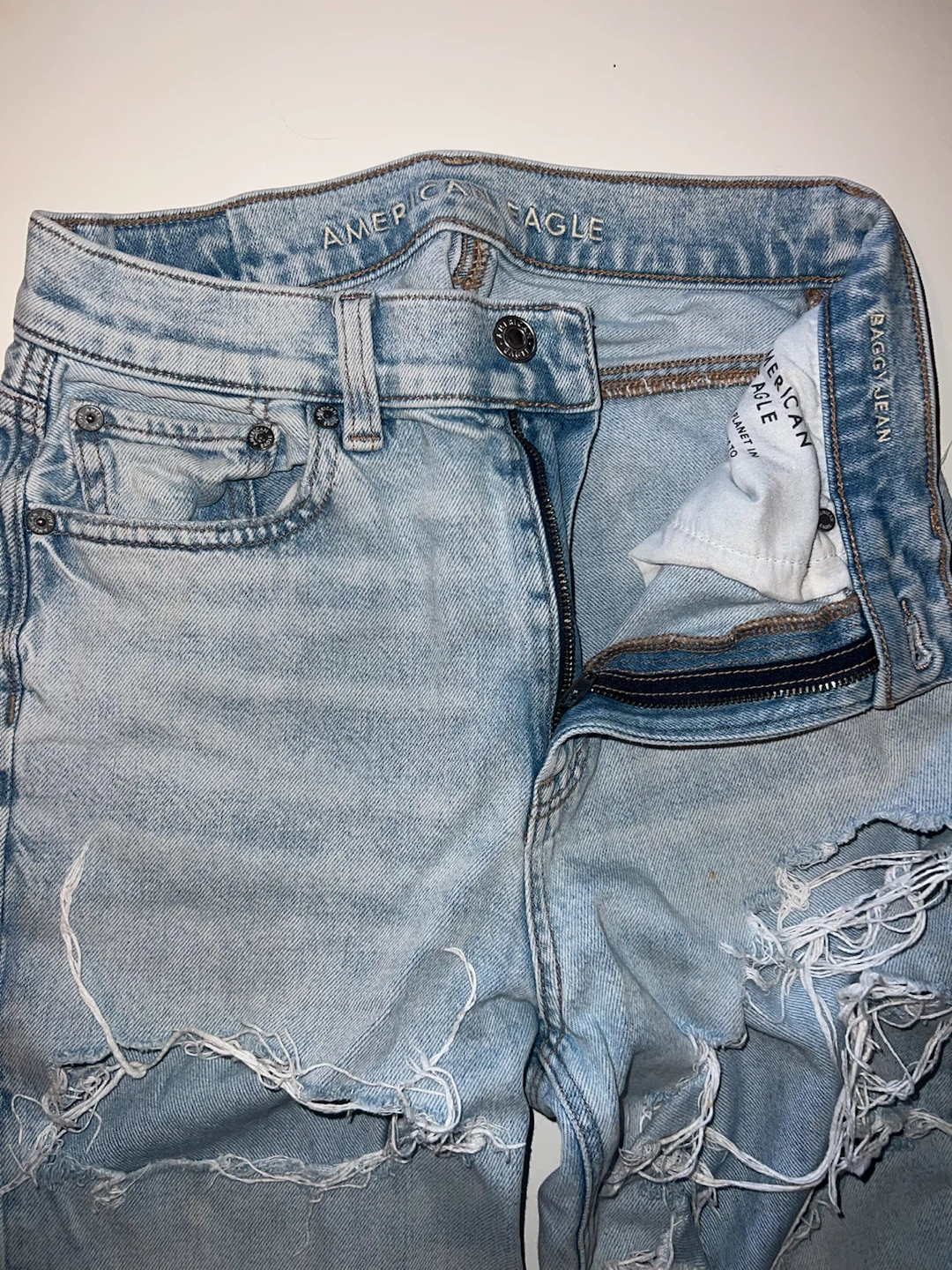 2 Pairs American eagle ripped jeans size 0 (24”) - photo 5