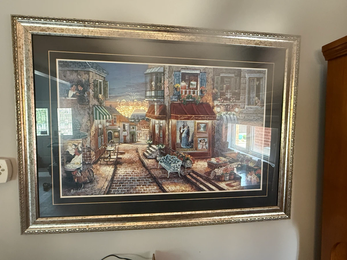 Framed Print "Galerie Romantique" Scene