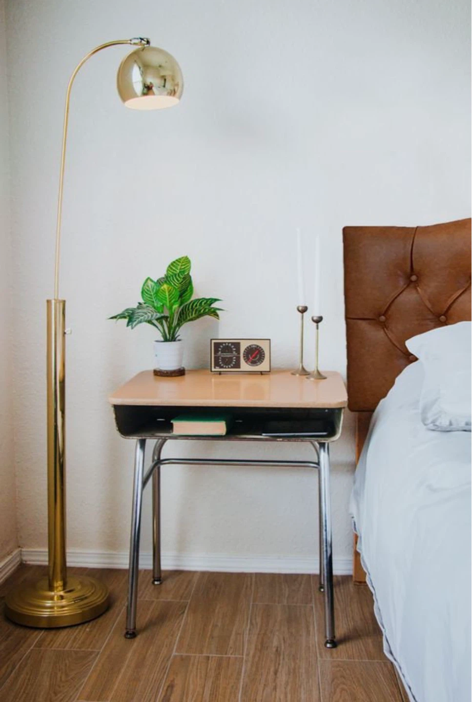 Vintage School Desk - side table / night stand - photo 5