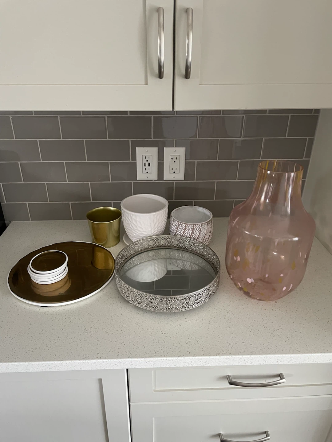 FREE Decorative Tray, Vase, and Plant Pots