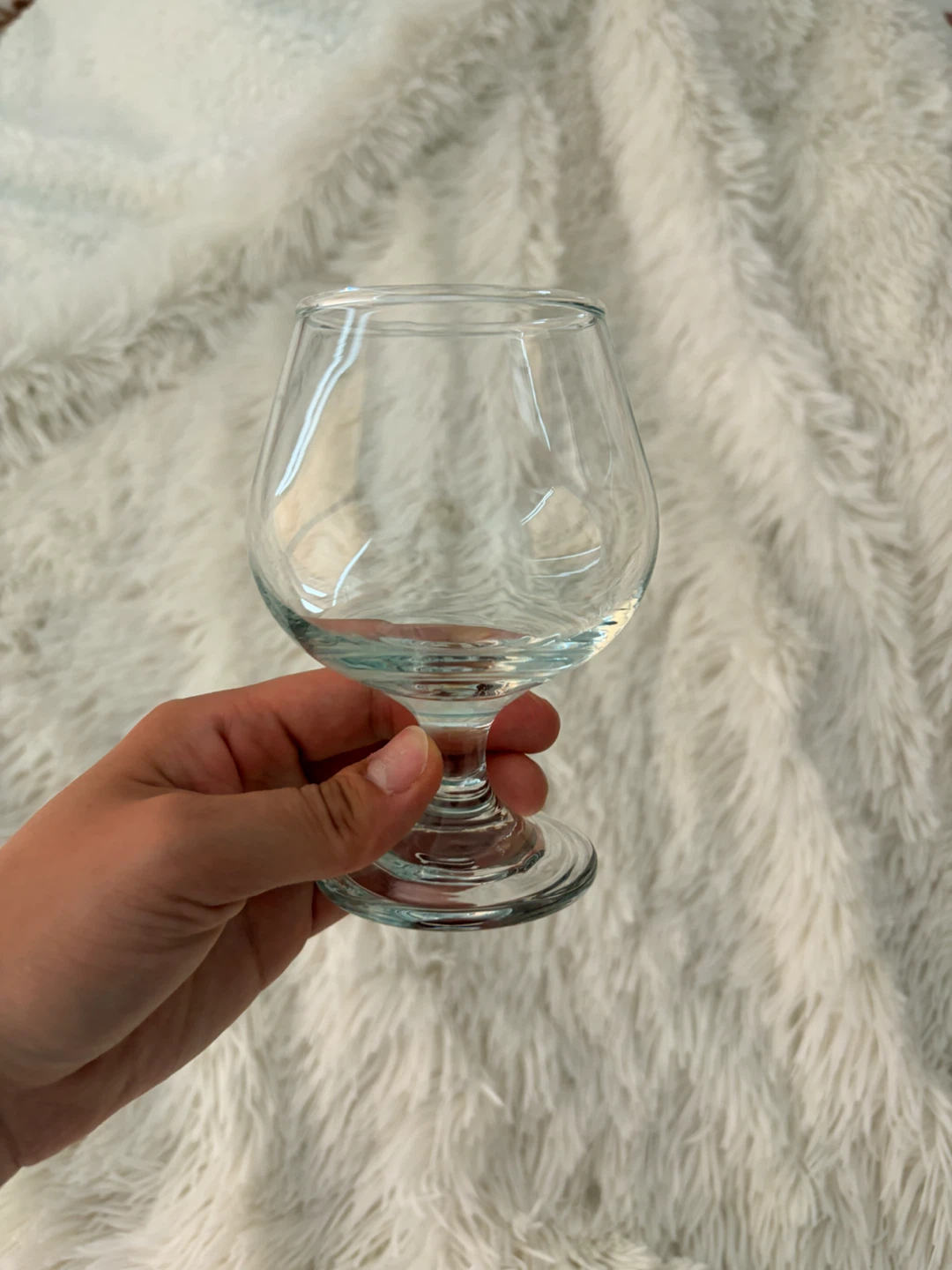 Clear Glass Brandy Snifter