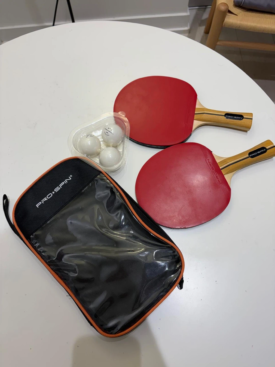 PRO*SPIN Table Tennis Set with 2 Paddles and 3 Balls - photo 3