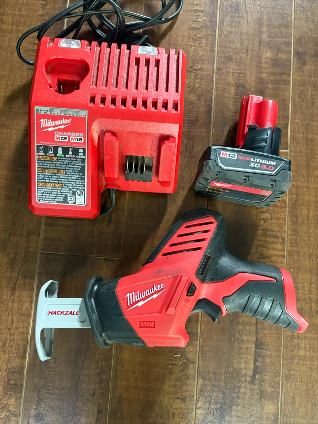 Milwaukee M12 HACKZALL Reciprocating Saw Kit