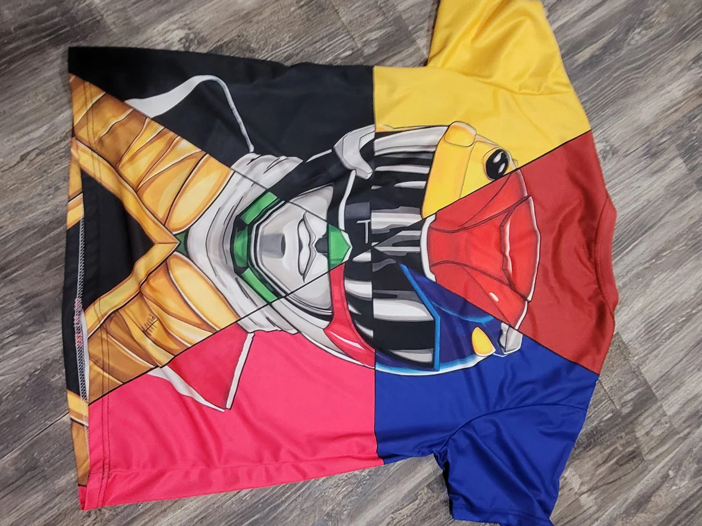 Mighty Morphin Power Rangers Graphic Jersey T-Shirt size XXL - photo 2