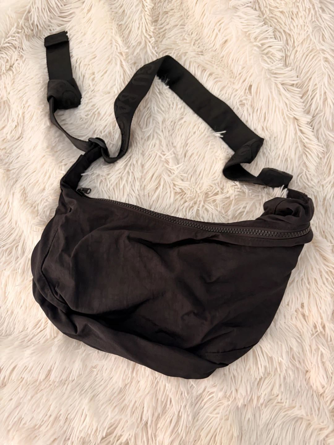 Baggu Black Nylon Belt Bag