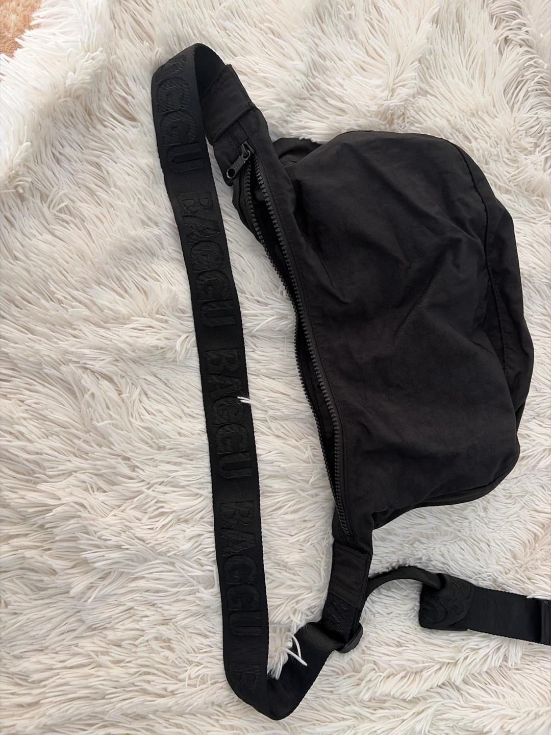 Baggu Black Nylon Belt Bag - photo 3
