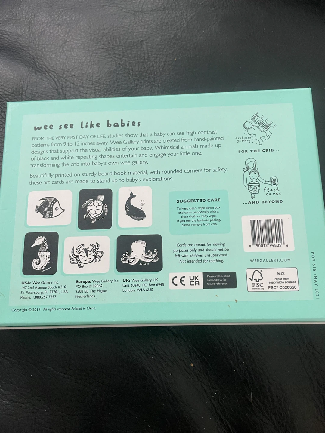 Wee Gallery Art Cards for Baby - Ocean Collection - photo 2