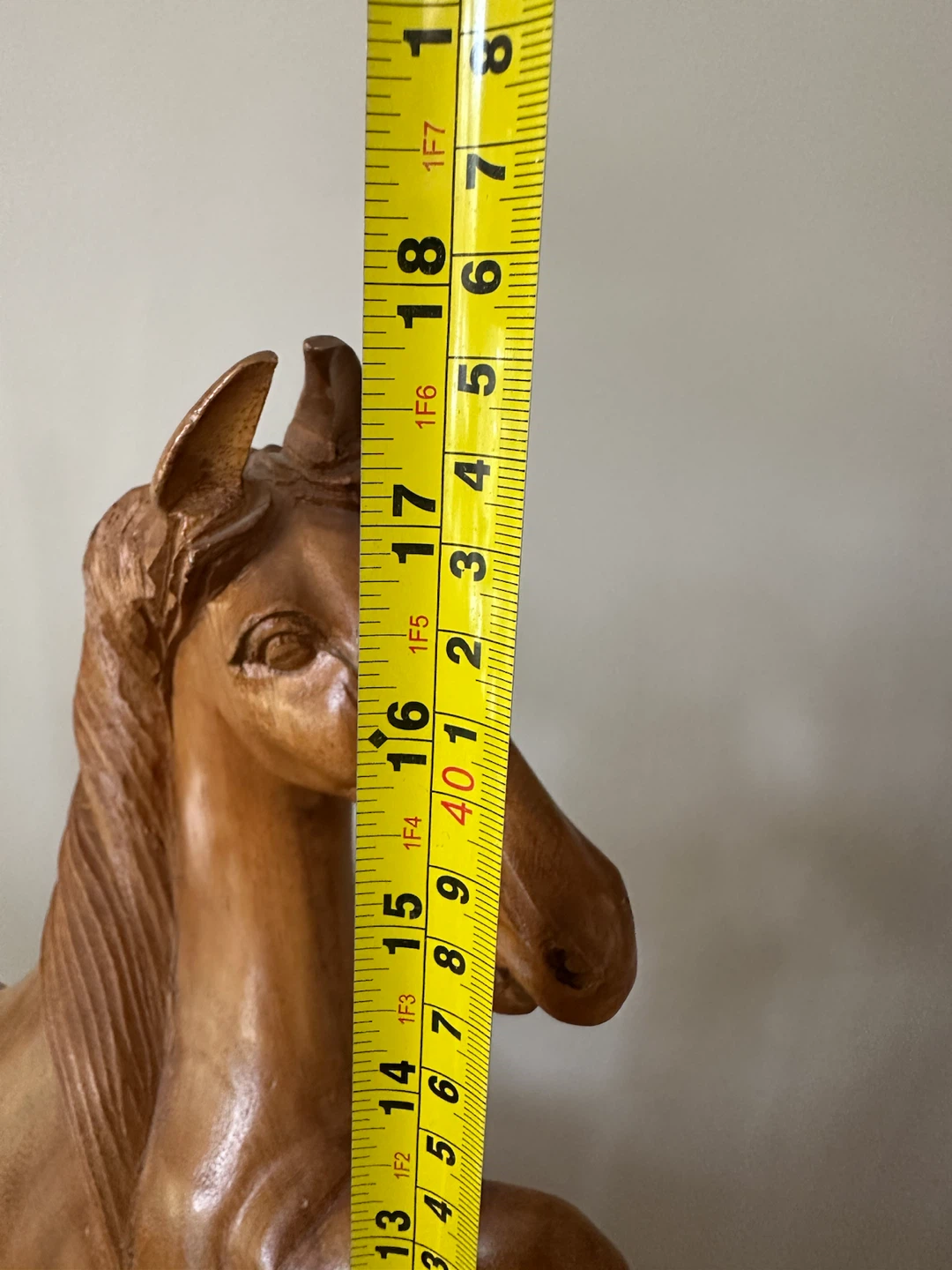 Wooden Horse Sculpture - photo 3