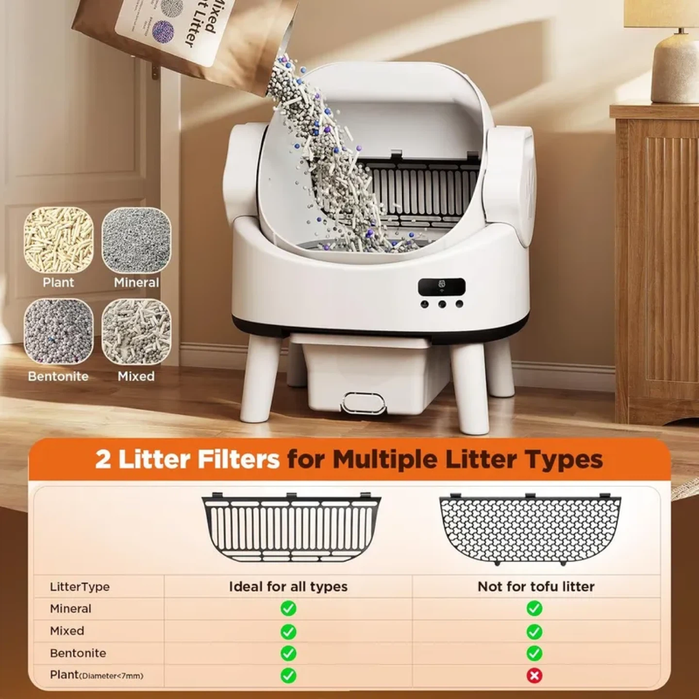 Linvivon Self-Cleaning Litter Box - photo 3