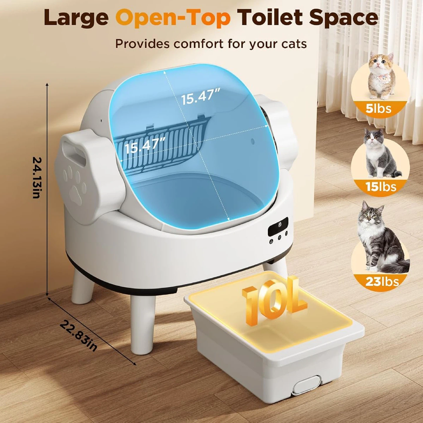 Linvivon Self-Cleaning Litter Box - photo 4