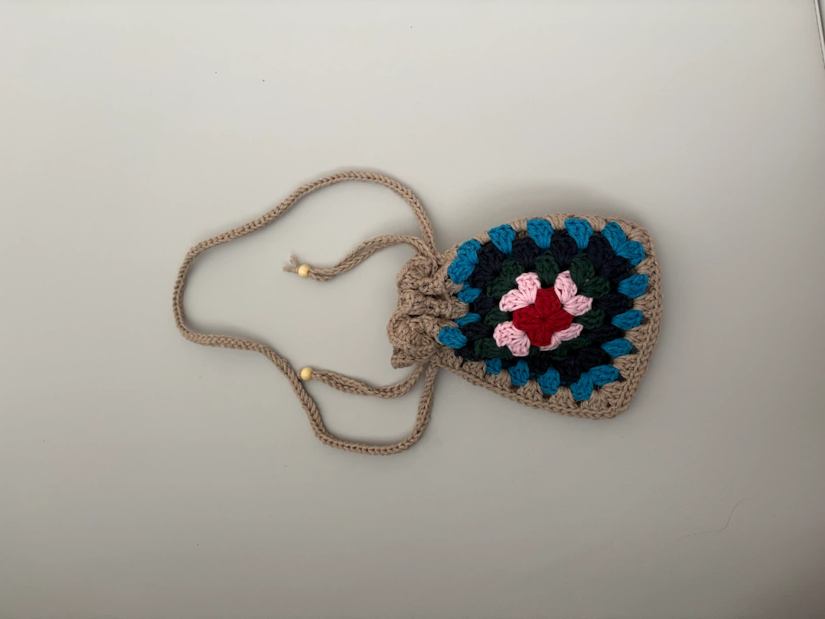 Handmade Crochet Flower Purse for baby and toddler - photo 4