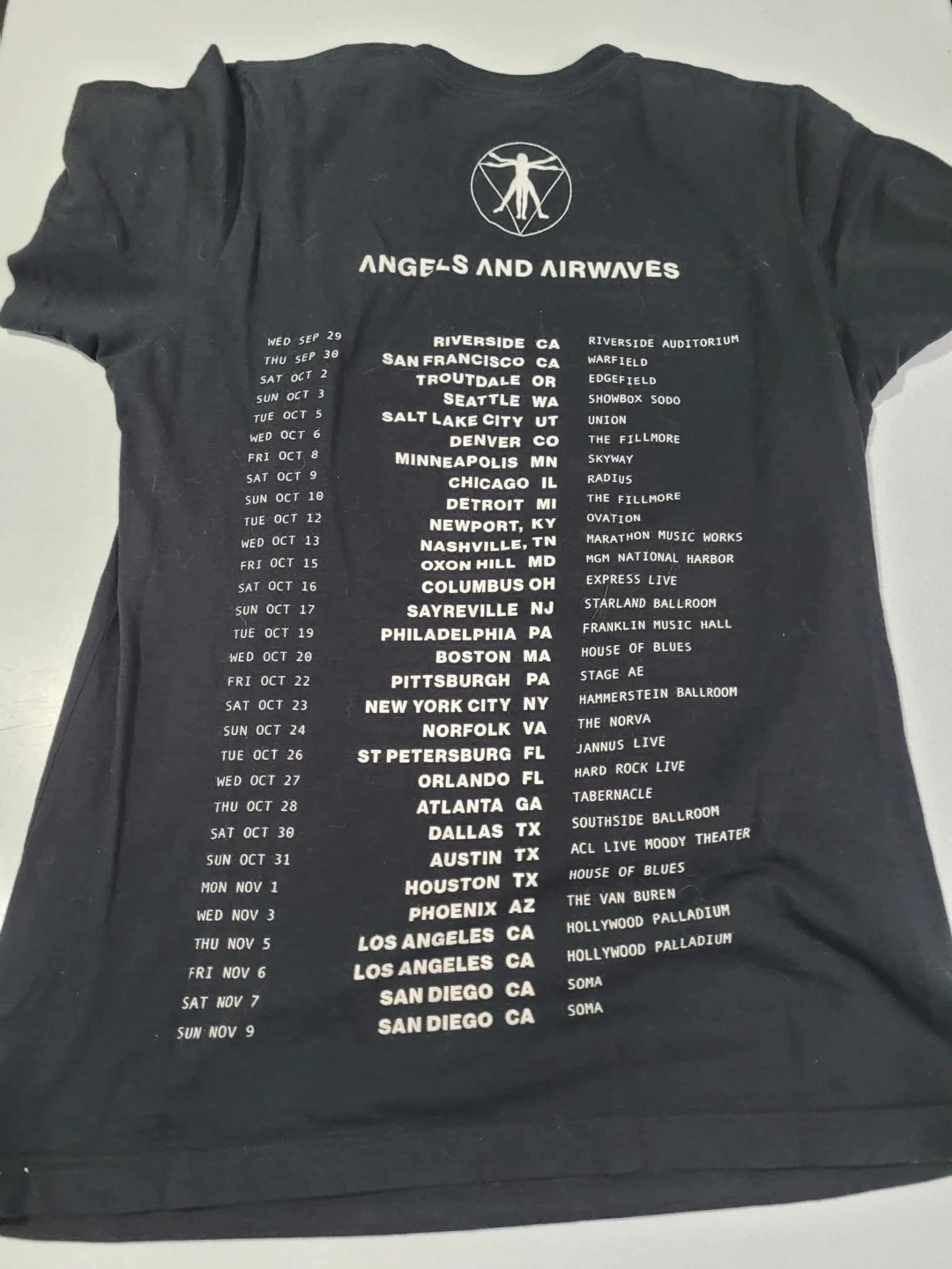 Angels and Airwaves AVA Lifeforms Tour 2021 T-Shirt size M - photo 2