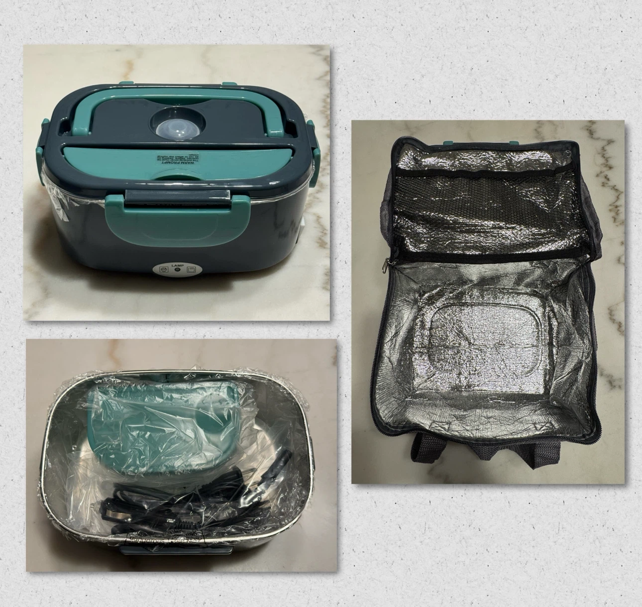 Brand new XL 6.3Cups Electric Heated Lunch Box - photo 3