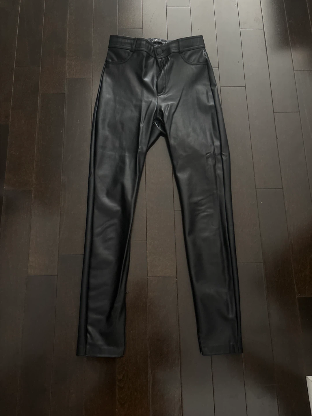 Zara Faux Leather Pants Size S