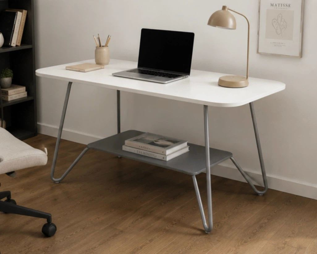 URGENT sale: IKEA White Desk with Shelf for printer - photo 5