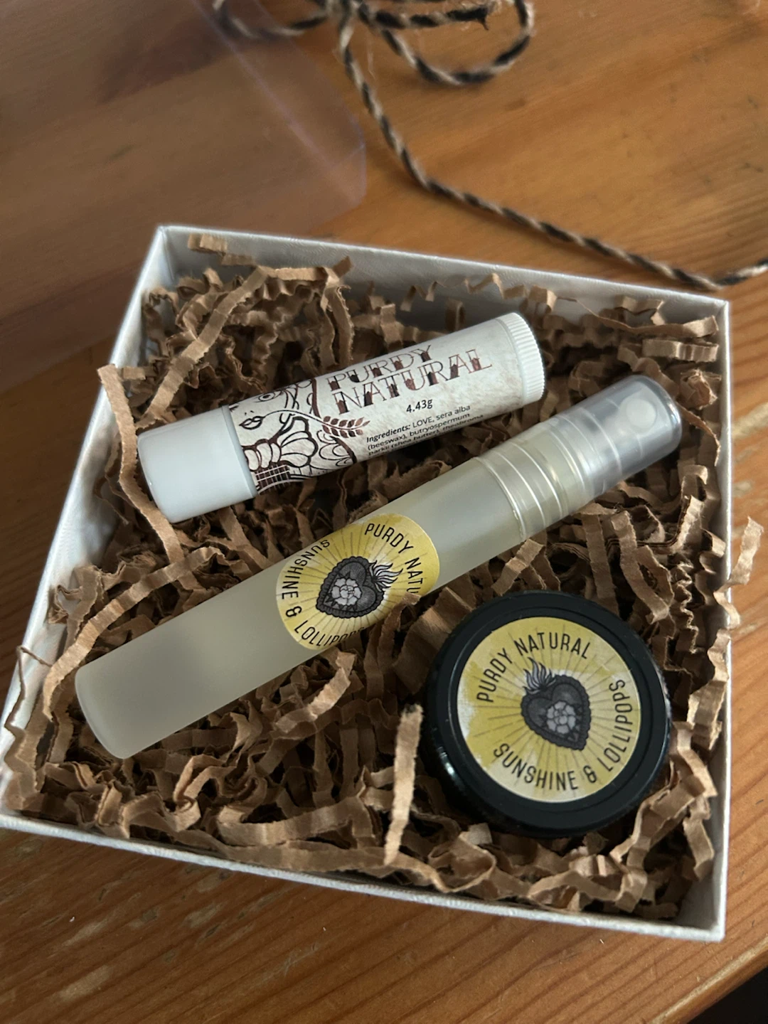 Purdy & Natural Sunshine & Lollipops Mini Gift Set