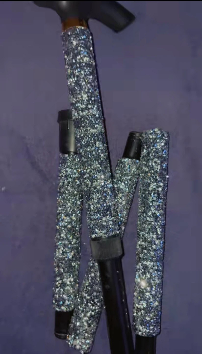 Sparkly Folding Walking Cane