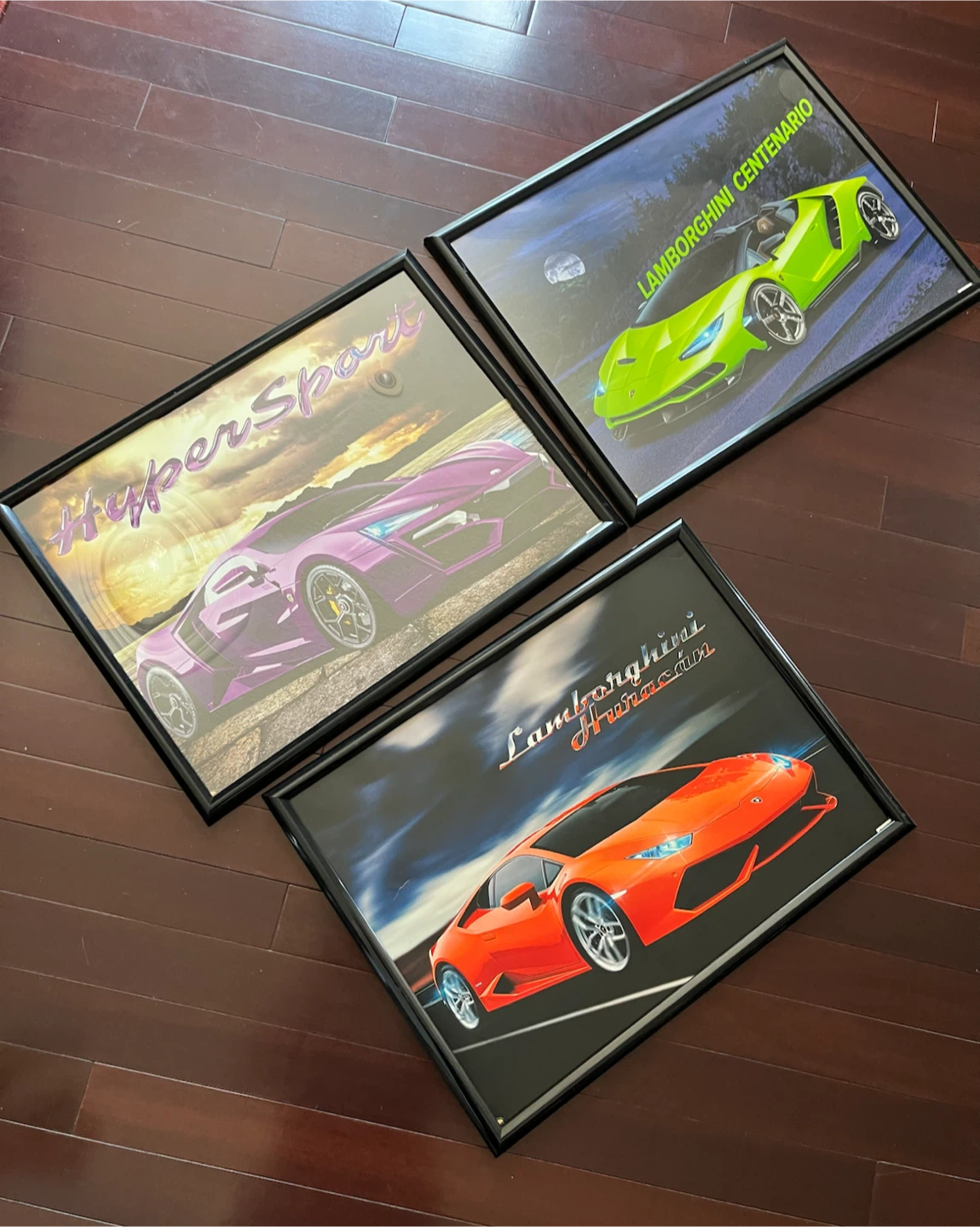 Car Postors In Frames