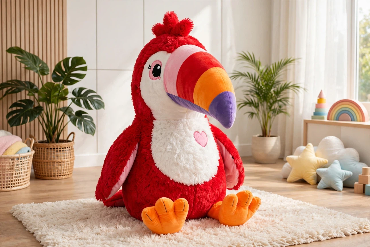 Giant Plush Toucan Toy