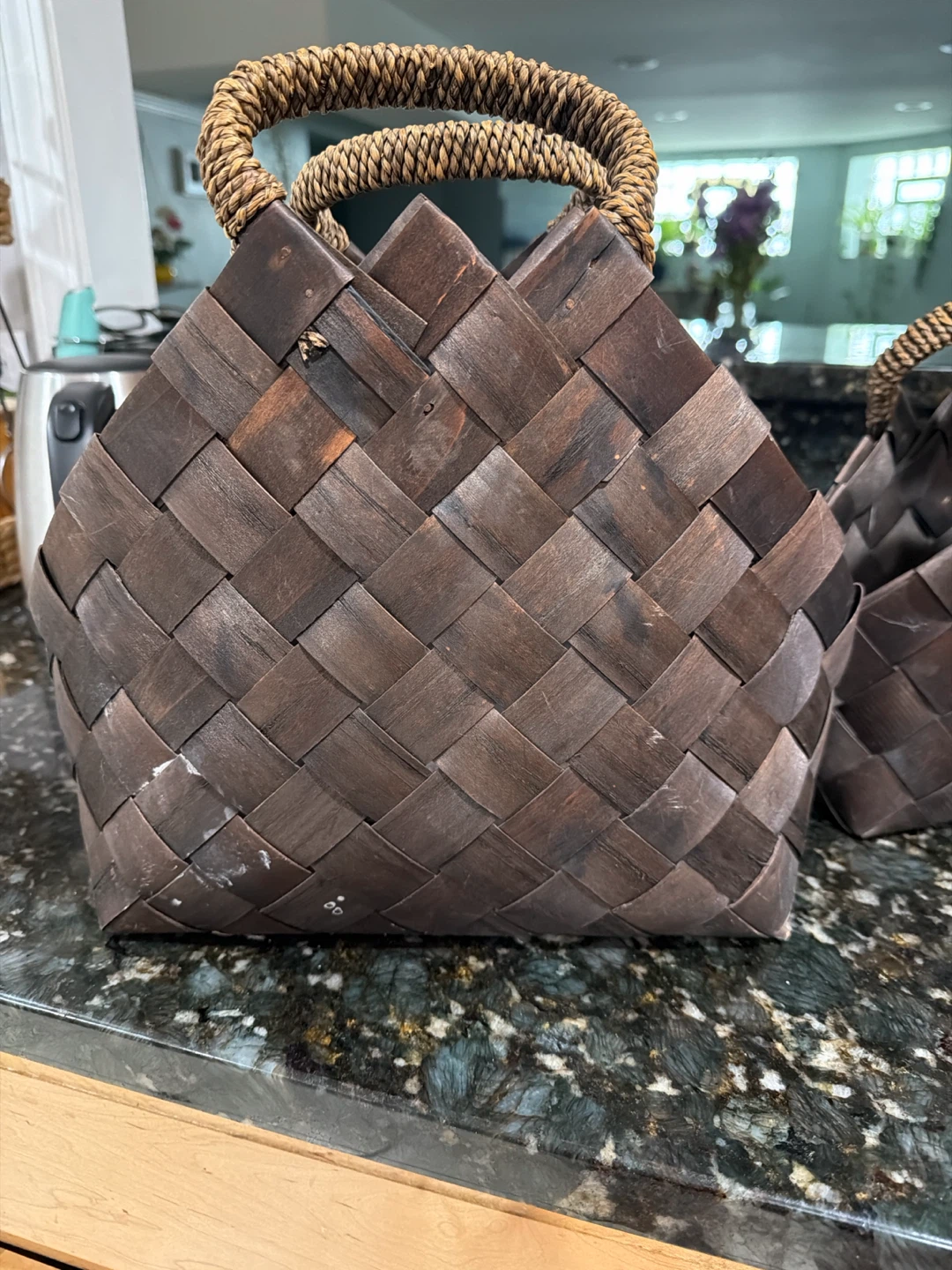 Woven Basket with Handles - photo 2