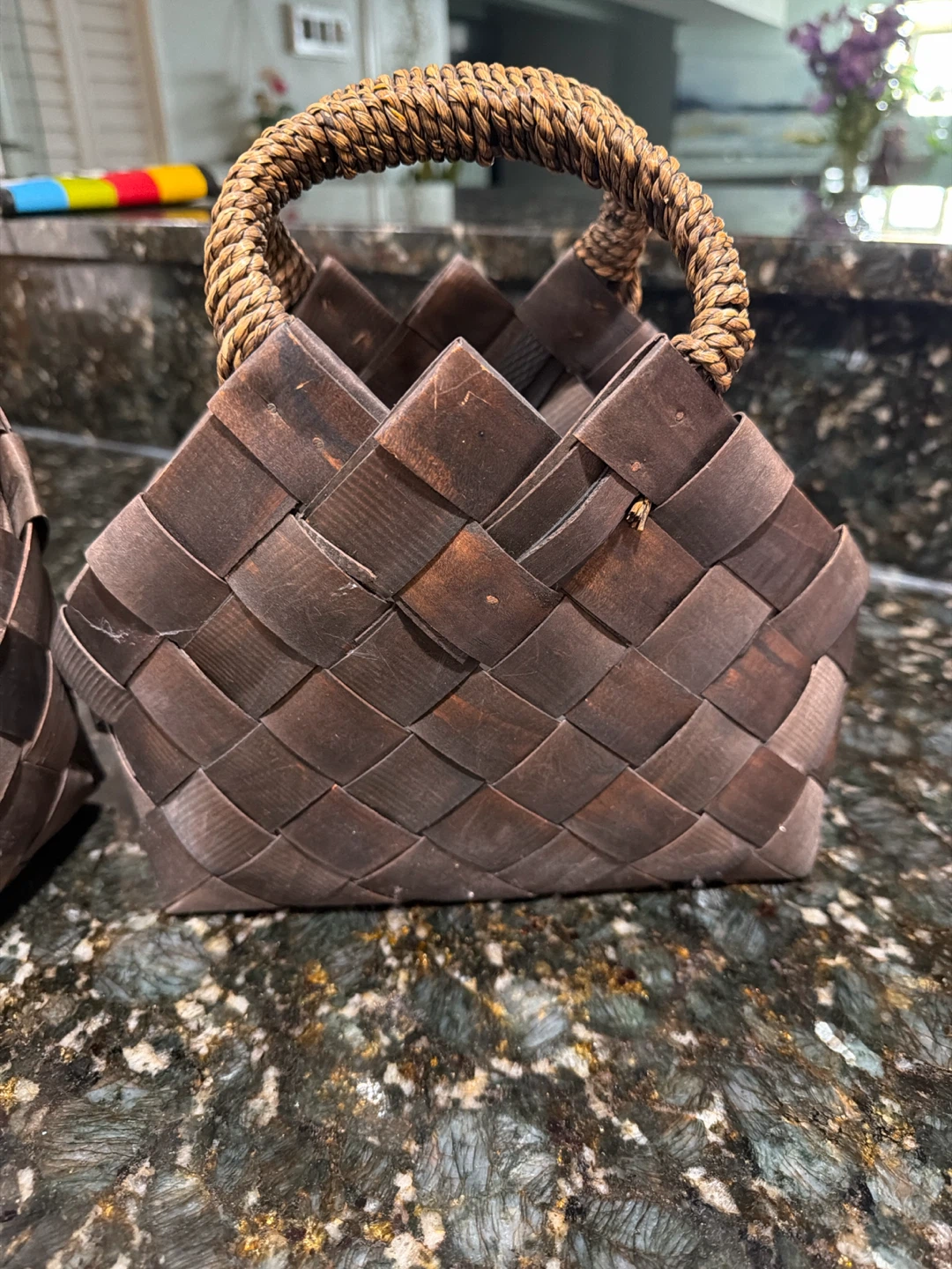 Woven Basket with Handles - photo 3