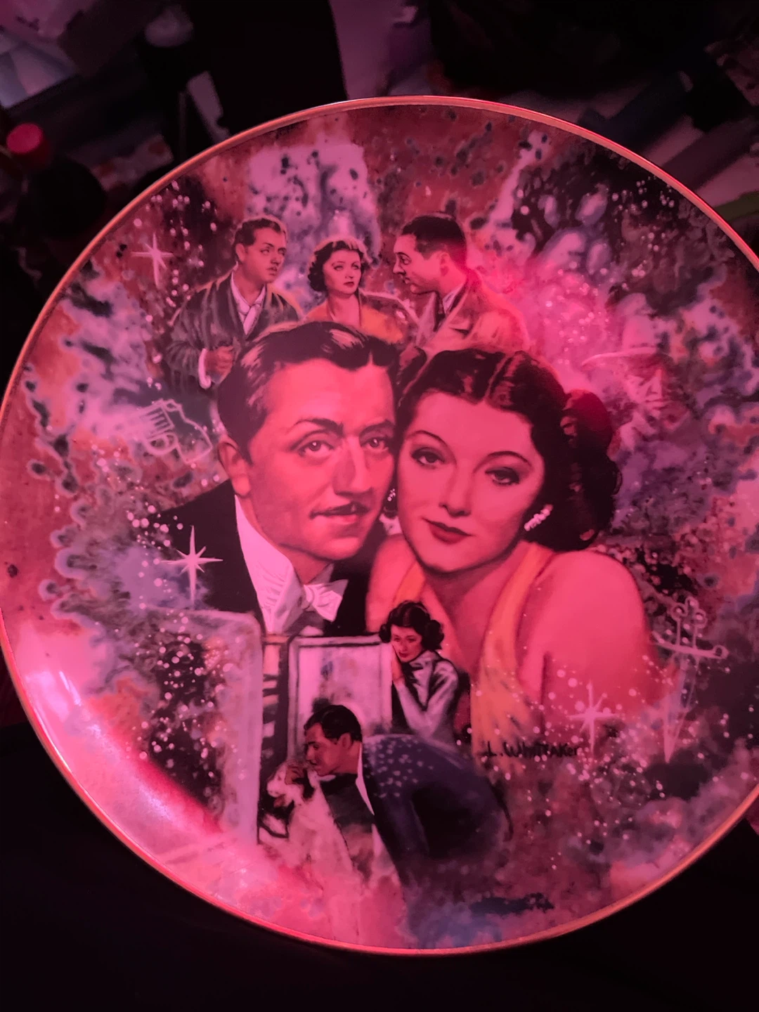 "The Thin Man" The Golden Age of Cinema Plate